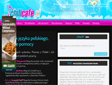 Tablet Screenshot of chillcafe.pl